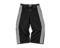 STRIPE JEANS - BLACK