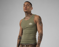 ESSENTIALS TANK TOP - OLIVE
