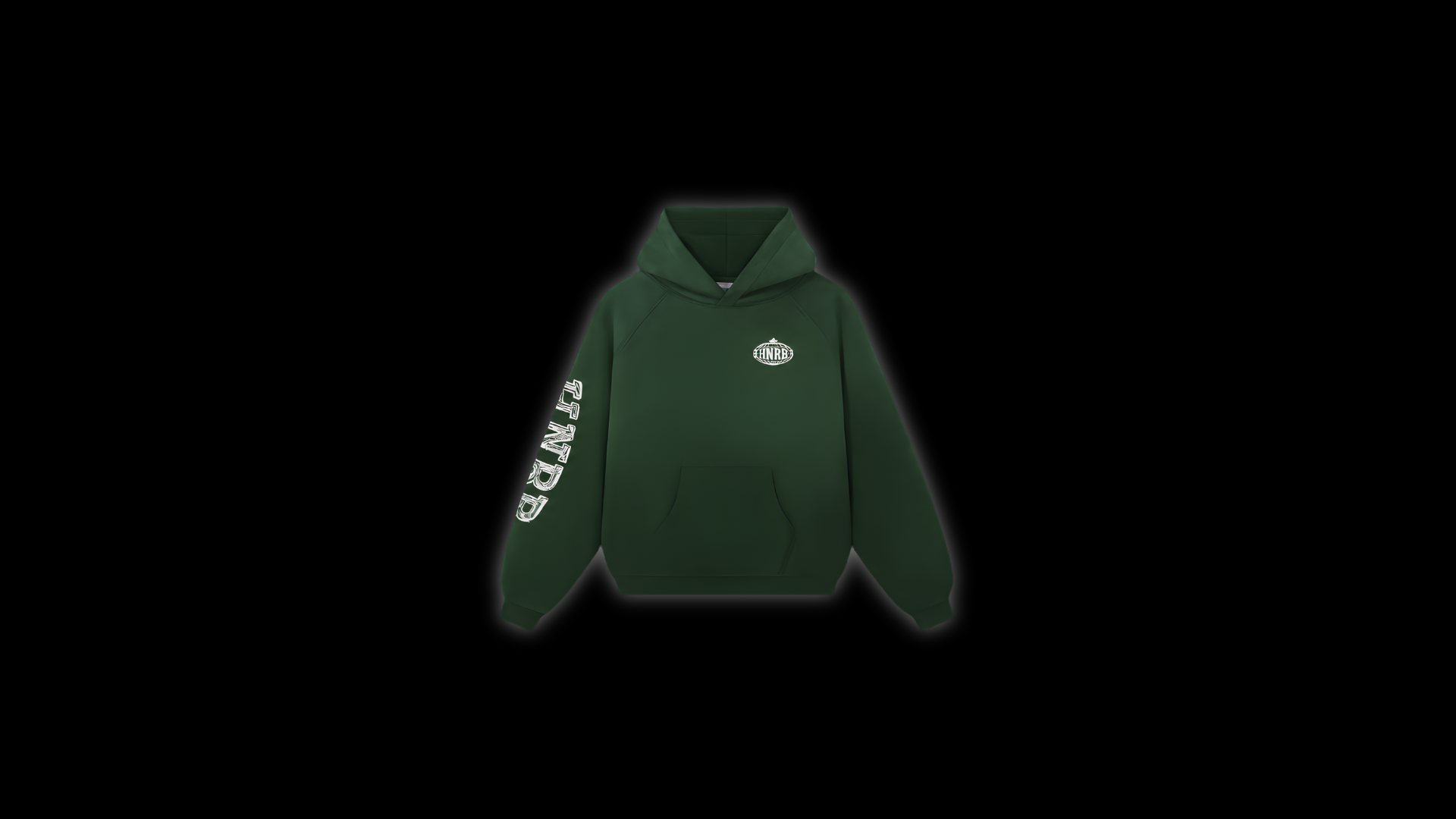 BASICS - GREEN HOODIE