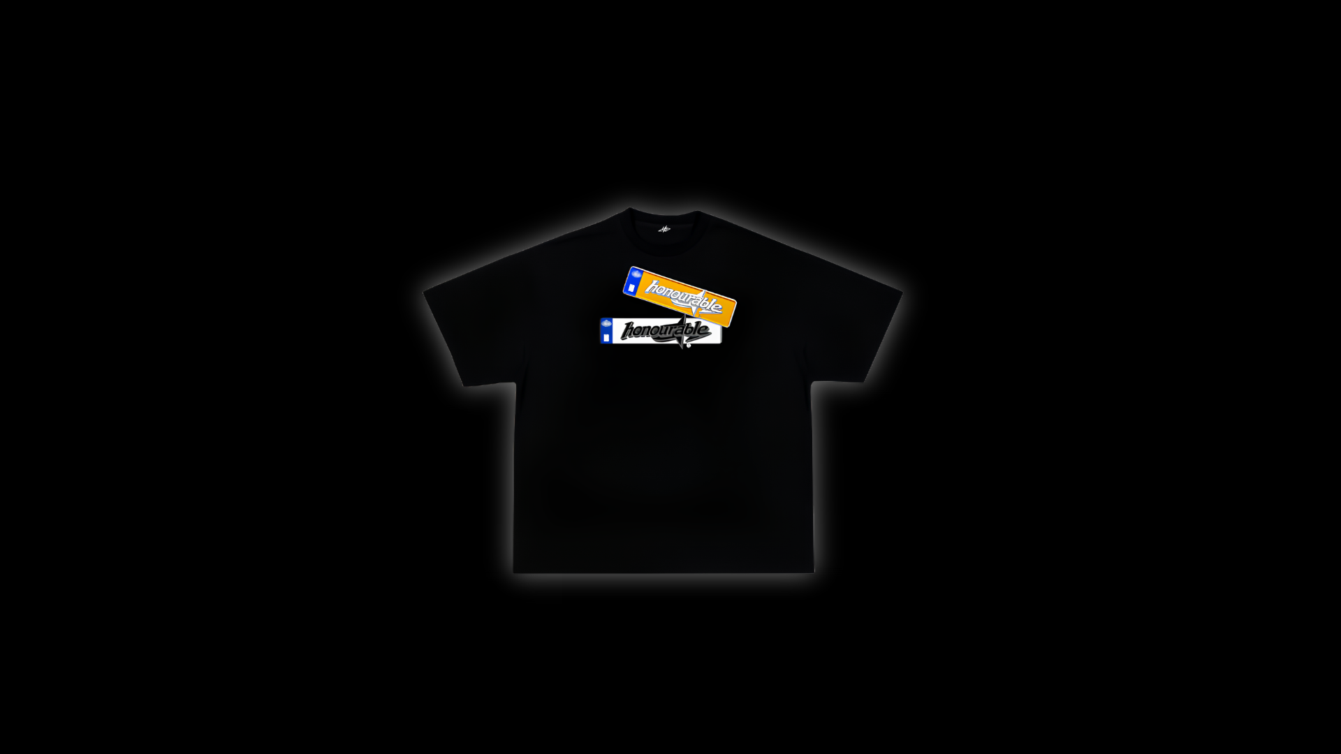 PLATE - BLACK TEE